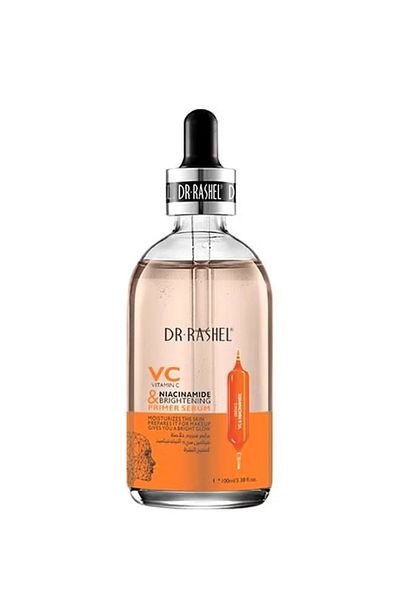 RASHEL Skin Brightening Primer Serum with Niacinamide and Vitamin C Orange 100ml