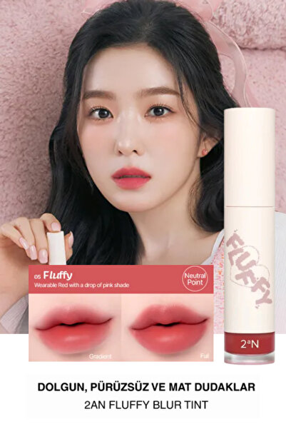 2aN Dolgun Pürüzsüz Ve Mat Görünüm, Blur Efekti Veren Nemlendirici Tint Ruj 05
