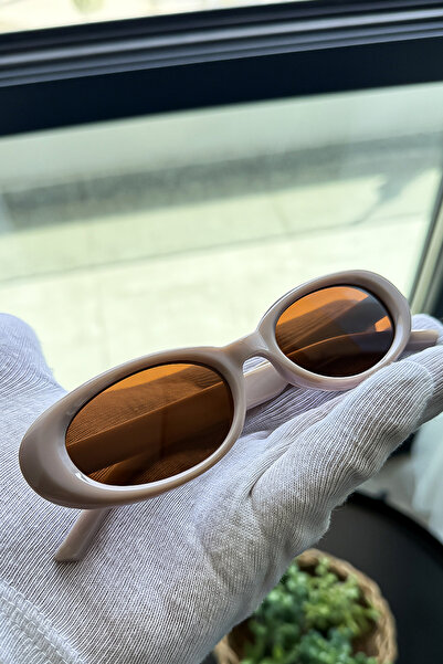 Zzla Sunglasses Women Uv400 Glass Ce Certificated Beige Zz57