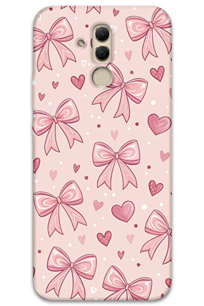 Gramaphone Huawei Mate 20 Lite Uyumlu Kurdele Desenli Telefon Kılıfı + Ekran ...