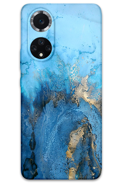Gramaphone Huawei Nova 9 Compatible Marble Patterned Phone Case + Screen Prot...