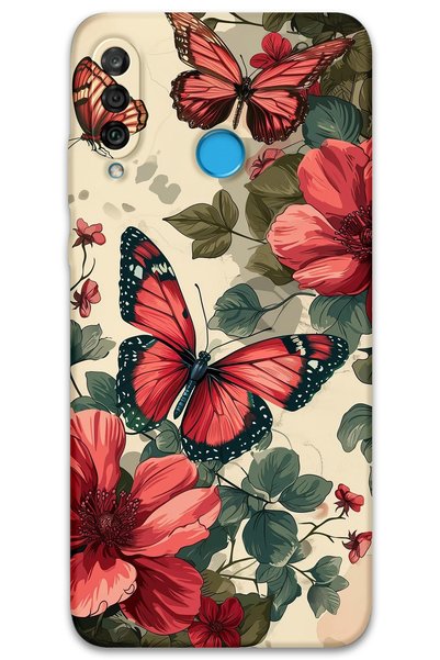 Gramaphone Huawei P30 Lite Compatible Butterfly Patterned Phone Case + Screen...