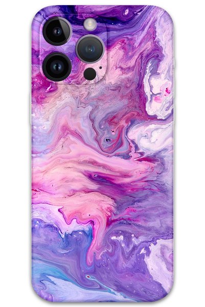 Gramaphone iPhone 14 Pro Max Compatible Marble Pattern Phone Case + Screen Pr...
