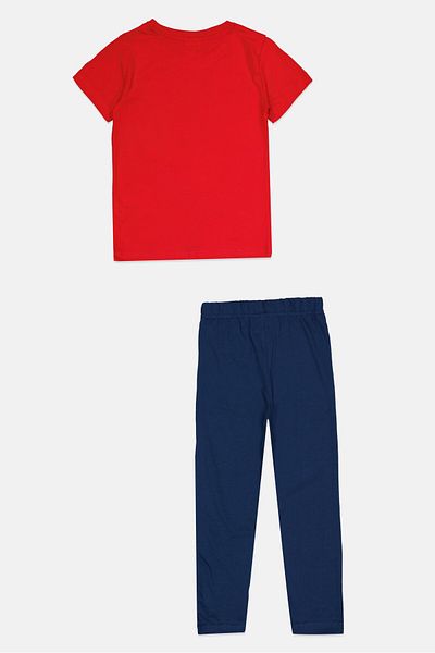 Disney Toddlers Boy 2 Pieces Mickey And Friends Pajama Set, Multicolor