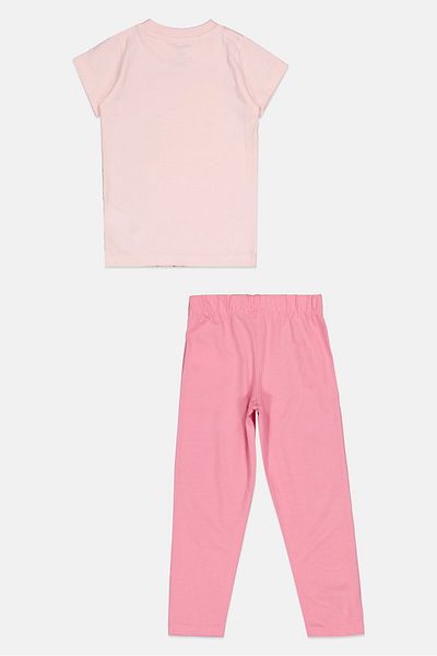DİSNEY PRİNCESS Toddlers Girl 2 Pieces Princess Pajama Set, Multicolor