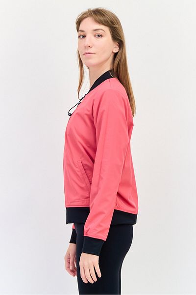 SKECHERS Women Sportswear Fit Reversible Full Zip Training Sweatshirt, Black