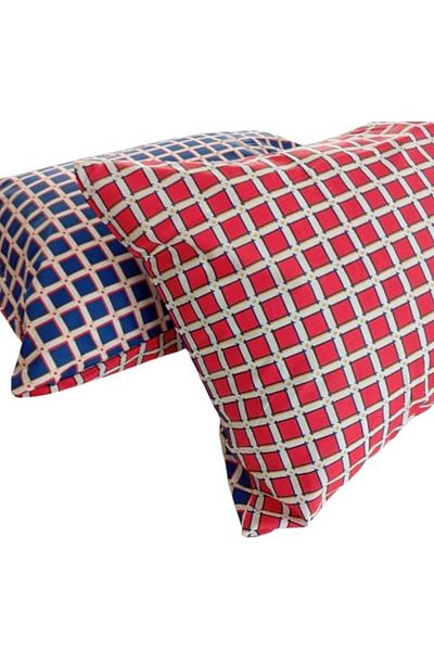 English Home Tesselation Double Sided 100% Cotton Pillow Case