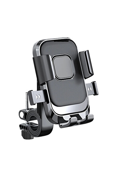 Choice GRAY Motorcycles Bicycles Phone Holder Free Rotation Mobile Phone Navi...