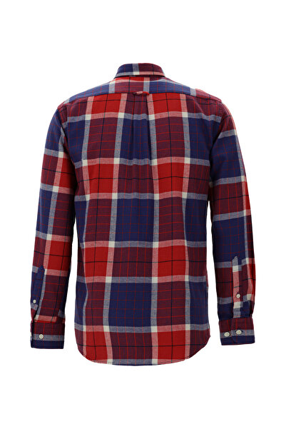 Abdullah Kiğılı Довгий рукав, прямий крій, картата бавовняна сорочка