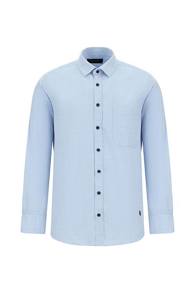 Abdullah Kiğılı Long Sleeve Regular Fit Sports Cotton Shirt