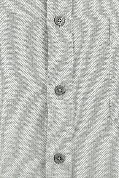 Abdullah Kiğılı Uzun Kol Regular Fit Desenli Oduncu Pamuklu Gömlek