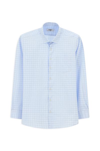 Kiğılı Long Sleeve Regular Fit Cotton Plaid Shirt