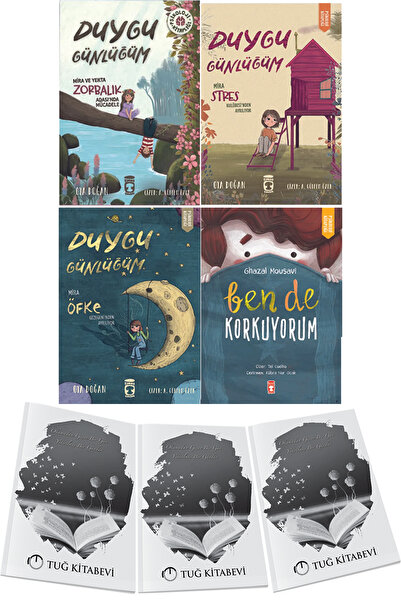 Timaş Çocuk 2. 3. Sınıf Okuma Seti Duygu Günlüğüm Serisi ve Ben de Korkuyorum...