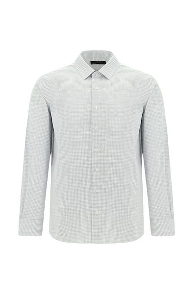 Kiğılı Long Sleeve Classic Plaid Cotton Shirt