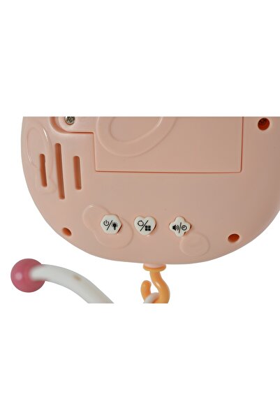 Moni Musical carousel with remote control and lights Penguin, Pink