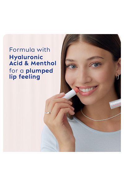 LABELLO LABELLO Lip Balm Hyaluron Lip Moisture Plus Sheer Rosé, Hyaluronic Acid, Smoother Fuller Lips 5.2g