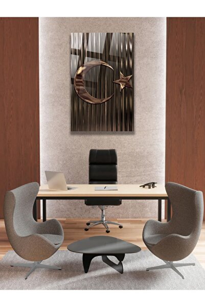 duvarsanatı Türk Bayrağı Dikey Cam Tablo Modern Ev Ofis Salon Hediyelik Büyük Tablo Duvar Dekoru Bayrak