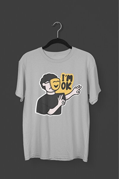 Butik ΑΝΔΡΙΚΟ/ΓΥΝΑΙΚΕΙΟ - I AM OK - ΜΠΛΟΥΖΑ ΜΕ ΣΤΡΟΓΓΥΛΗ ΛΑΜΠΑΡΙΑ ΚΟΝΤΟ ΜΑΝΙΚ...