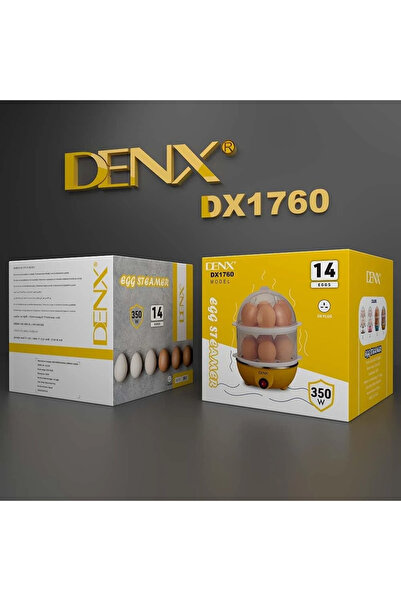 Denx Egg Steamer Boiler,DX1760 Hard Boiled Egg Machine, 350 Watts, 14 Egg Capacity
