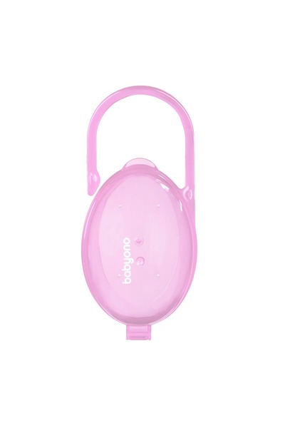 Babyono Cutie pentru depozitarea suzetei 528/04, Roz 0-3 luni