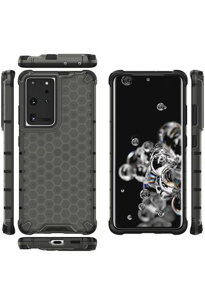 OEM Honeycomb protective case for Samsung Galaxy S22 Ultra black