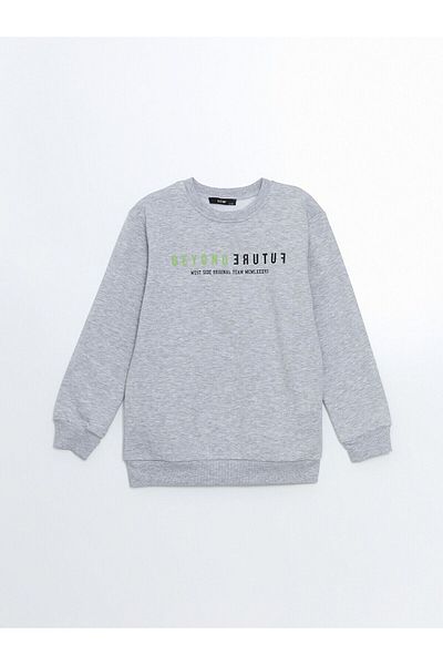 LC Waikiki Crew Neck Printed Boys' Sweatshirt