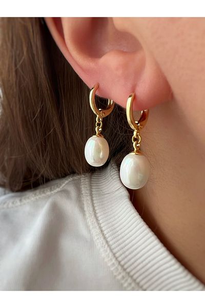 ToffyStore Vip Minimal Pearl Earring