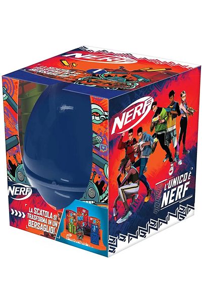 Nerf Set 2 Lansatoare Hasbro Egg 2022 cu surprize, multicolor, Nerf