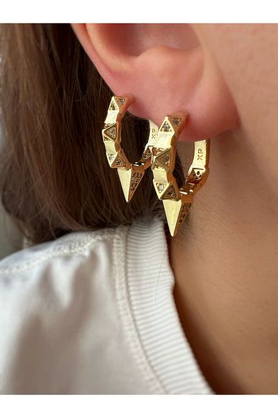 ToffyStore Vip Design Hoop Earrings