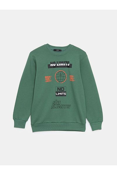 LC Waikiki Crew Neck Printed Boys' Sweatshirt