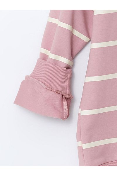 LC Waikiki Crew Neck Printed Girl's Sweatshirt