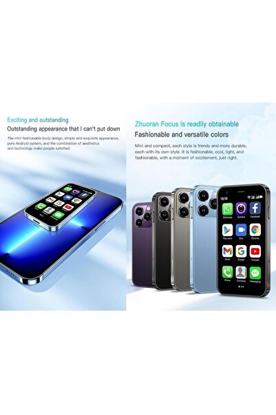 Hope Smartphone Min XS18 Pro Android Quad Core – Ultra Small Pocket Mobile for Kids, Students, Adults