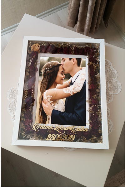 Verda Çerçeve 30x40 Cm İsimli Yeni Model Anı Çerçevesi- Özel Gün Çiçekleri Gü...