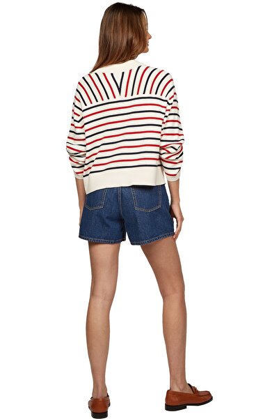 Tommy Hilfiger DNM MINI SHORT HW ACE Kadın Mavi Şort - WW0WW44385