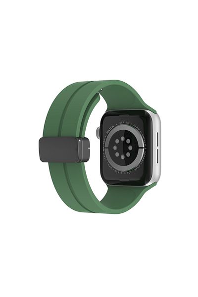LUVLU Silicone Band Compatible with Apple Watch Series Ultra, Ultra 2, SE 2, 10/9/8/7/6/ - 42/44/45/49MM