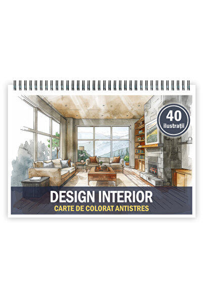 Legendary Gifts Carte de colorat pentru relaxare si antistres, 40 de ilustrat...