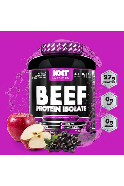 NXT Nutrition NXT Beef Protein Isolate - 1.8kg (Apple & Blackcurrant)
