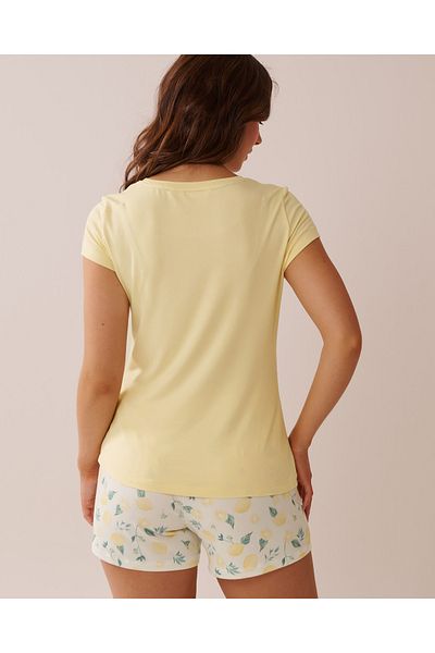 La Vie en Rose Lemon Print Super Soft T-shirt