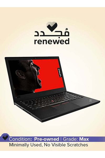 LENOVO Renewed - ThinkPad T480 Laptop With 14-Inch Full HD Display, Core i5/7th Gen/8GB RAM/256GB SSD/Intel