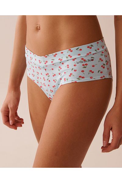 La Vie en Rose Cotton Hiphugger Panty