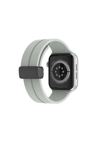 LUVLU Silicone Band Compatible with Apple Watch Series Ultra, Ultra 2, SE 2, 10/9/8/7/6/ - 42/44/45/49MM