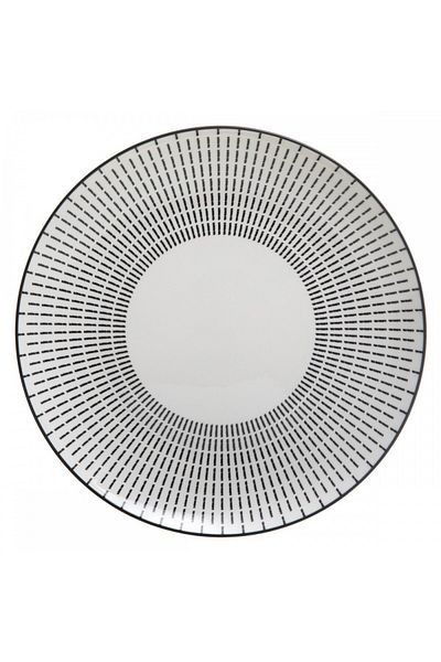 Secret de Gourmet Lunis Noir plate, porcelain, 26 cm