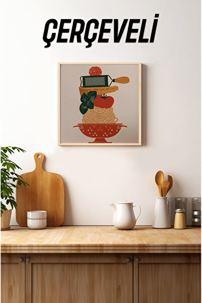 kutuTR Ahşap Çerçeveli Mdf Kare Tek Tablo (KENDİ TABLO SETİNİZİ OLUŞTURACAĞIN...