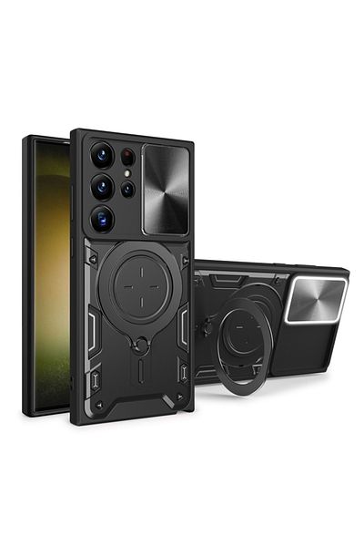 Techsuit Case for Samsung Galaxy S24 Ultra - Techsuit CamGuard Pro - Black