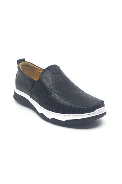 Luis Figo 100% Leather Men's Summer Orthopedic Comfortable Tied Tieless Rok Shoes New Season 40-44