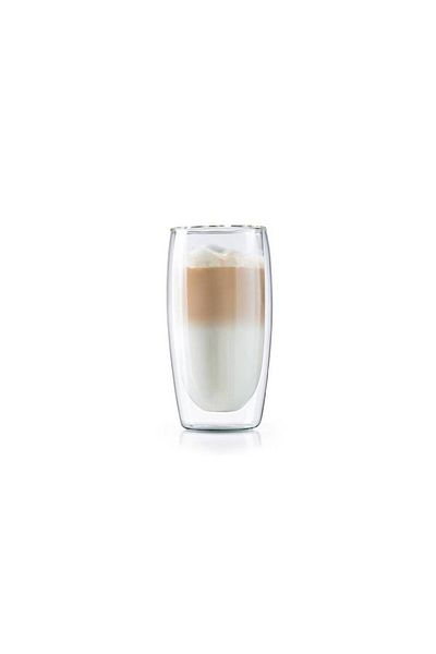 MPLCO Σετ 2 ποτηριών Vivo Latte Macchiato, βοριοπυριτικό γυαλί, διπλά τοιχώματα, 350 ml