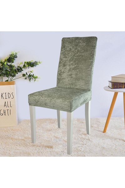 Bright Home Βελούδινο κάλυμμα καρέκλας Uy Style, κάλυμμα καρέκλας με λάστιχο, 1 τεμάχιο