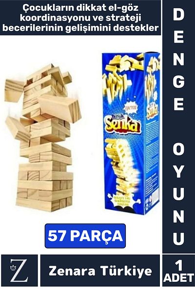 Zenara All Ages Fun Strategy Attention Improving Hand-Eye Coordination Educational Group Family Balance Game
