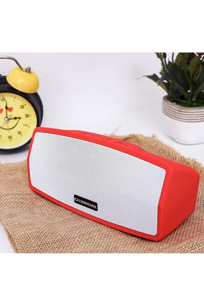 Olsenmark Bluetooth Speaker With Usb, Tf Card, Aux, 1200mah Battery, Deep Bass, Portable And Durable