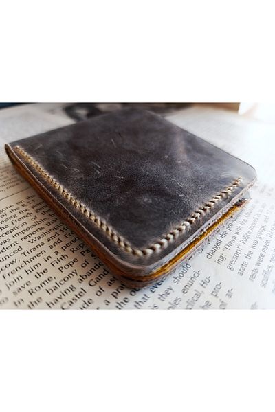 Mahfuz Real Leather Purely Handmade Wallet 22Cm*8Cm * 1 Bill Area 4 Card Compartments W120